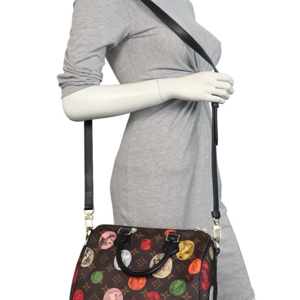 Louis Vuitton x Fornasetti Cameo speedy Bandouliere 25 like new - Picture 11 of 13